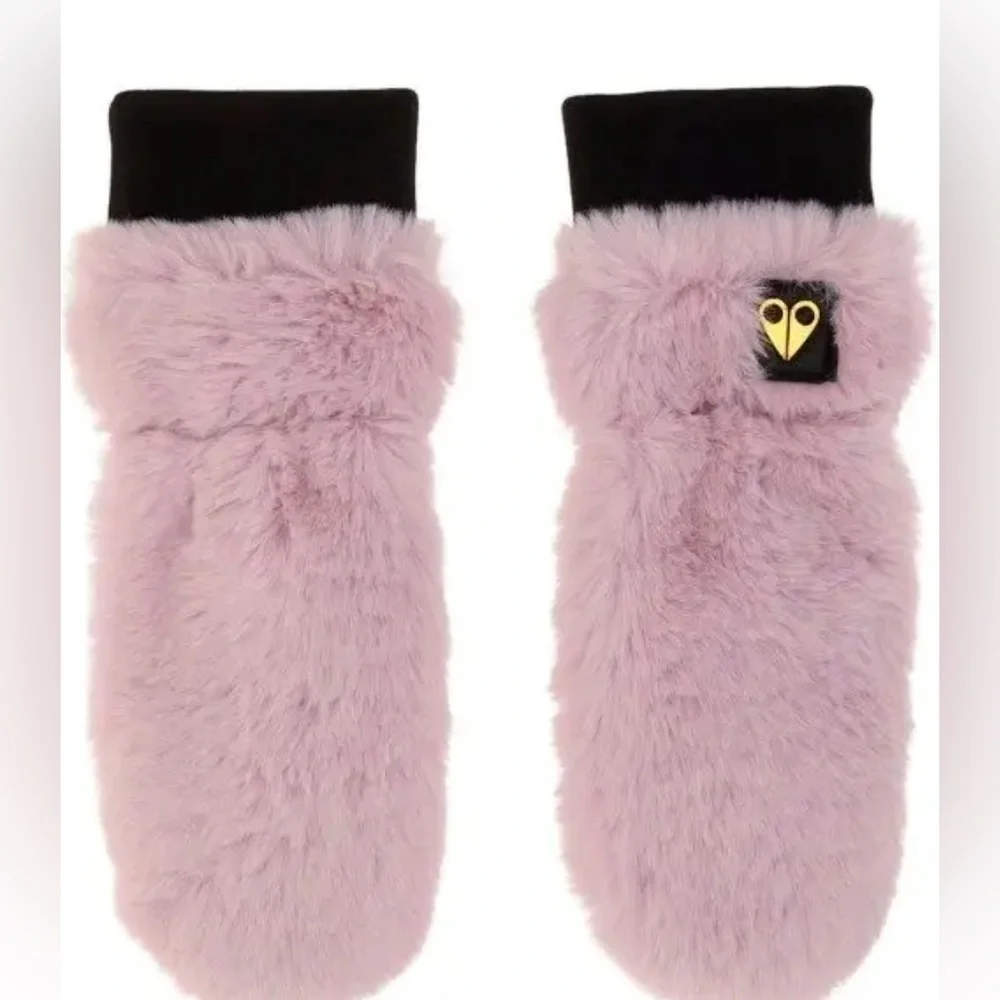 Moose Knuckles Cheever mittens lilac hint NWT